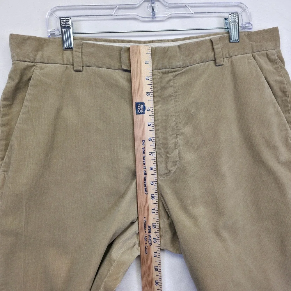 Y2K Banana Republic Pants Mens 36x34 Khaki Corduroy Straight Preppy Work Classic